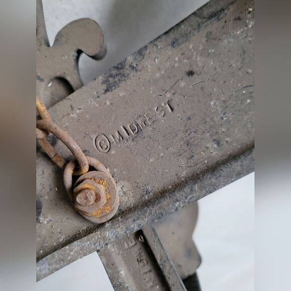 Vintage Curved 5 Candelabra Wall Sconce Candle Holder Metal Black  Gothic 27' - Picture 10 of 15